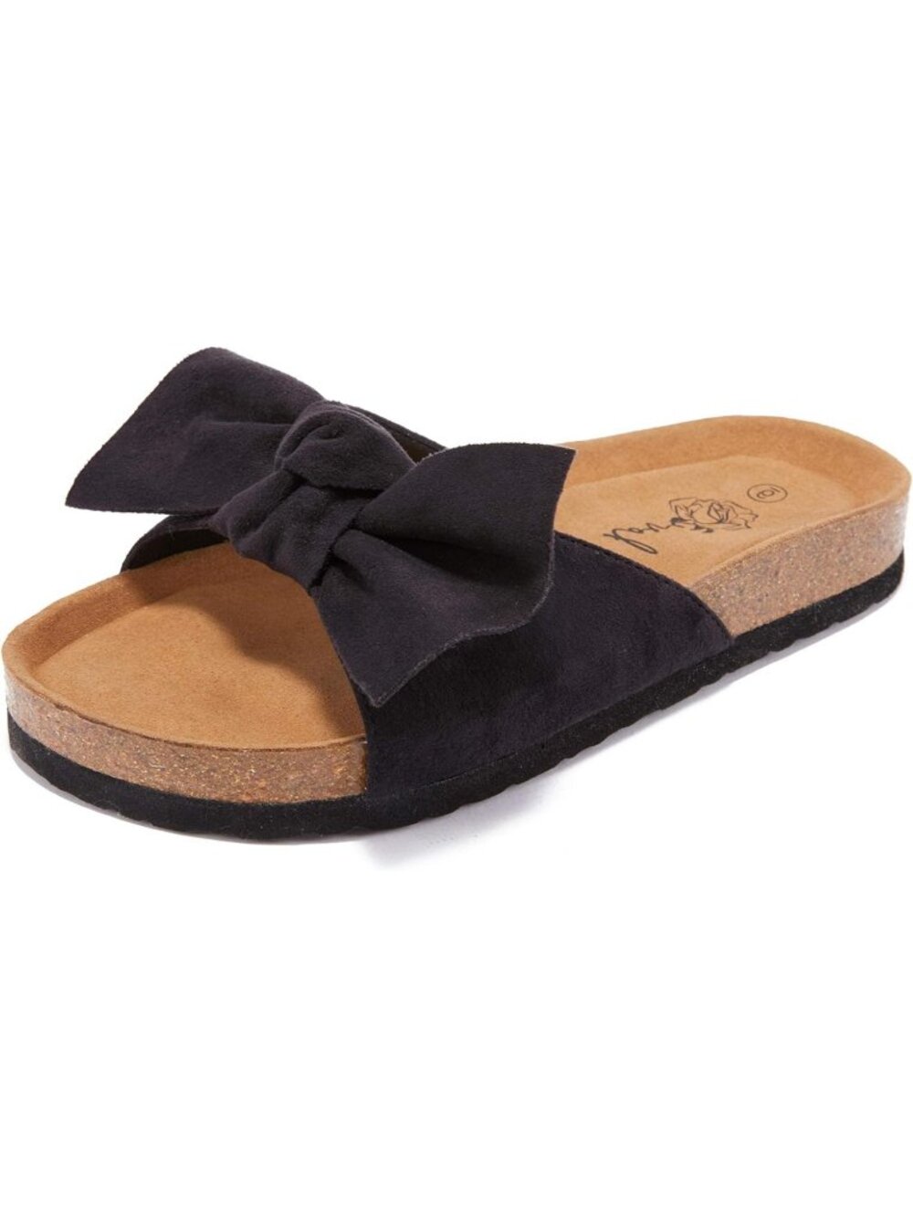 Women's Z-Black Summer Flip Flops Ring Toe Strappy Slip On Gladiator Flat Sandal